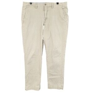 Polo Ralph Lauren Men's Beige Stretch Straight Fit Chino Pants Size 35x32‎
